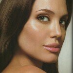 Angelina Jolie Portrait, lots of Photoshop