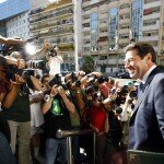 Christian Estrosi Mayor Nice Talking to Media