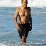 Barack Obama Showing off his Physique