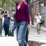 Katie Holmes in 80's Rolled up Jeans Picture