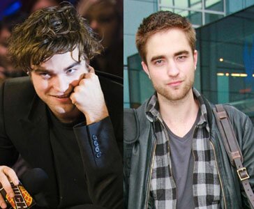 Rober Pattinson Before and After Haircut