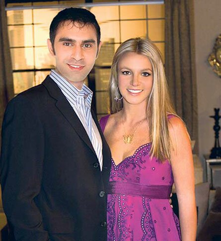 Sandip Soparrkar and Britney Spears