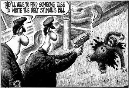 Comic Strip Artist Sean Delonas and Barack Obama the Dead Monkey Chimp