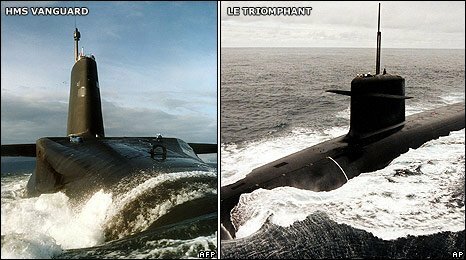 Nuclear Subs of British and French Armies Collide in Atlantic
