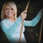 Jessie Logan Showing Boobs on a Swing Pic