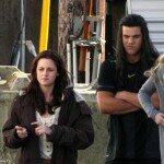 New Moon Set Picture with Kristen Stewart