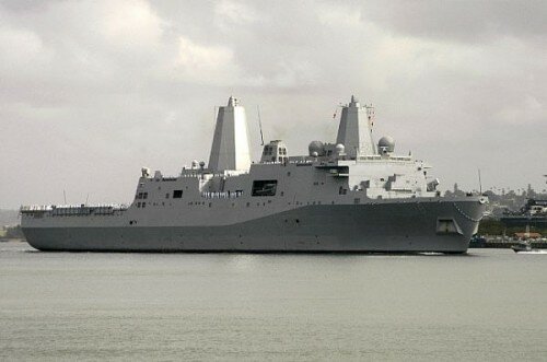 Collision of USS New Orleans and USS Hartford in Strait of Hormuz