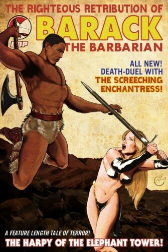 Barack the Barbarian Comic Book Cartoon