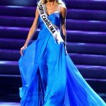 Photo of Kristen Dalton in Blue Costume at Miss USA 2009