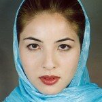 Roxana Saberi Glamour Portrait with Head Scarf