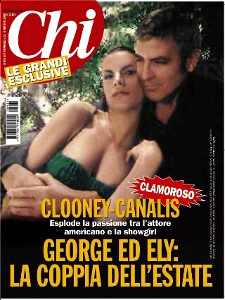 Elisabetta Canalis: George Clooney Cozies Up to New Woman
