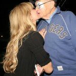 Zombie Kiss Between Larry King and His Trophy Wife Shawn Southwick-King