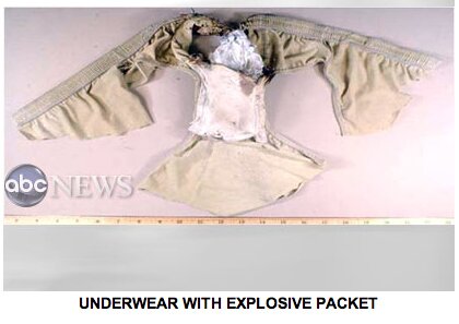 Umar Farouk Abdulmutallab Explosive Underwear Photo