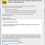 Funny Adobe Crash Report Photo - Reproduce Crash by Closing Fireworks on a Mac