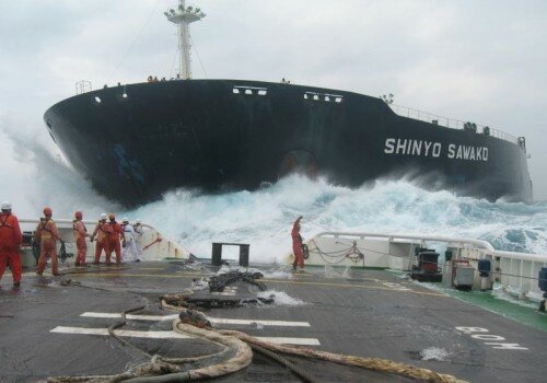 Photo of Collision Between Freightliner Shinyo Sawako and Fishing Boat Lurongyu 2177