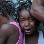 Weeping Kids from the Alemao Slum Respond to War with Dangerous Drug Lords of Rio de Janeiro