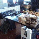 Illegal Weapons and Drugs Seized from the House of Rio de Janeiro Drug Lord Alexander Mendes da Silva