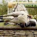 The Oh Shit Moment Photo of Horse Falling on Racer