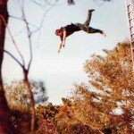 The Oh Shit Moment Photo of Man Falling Off Tree