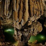 Cave Explorers Swimming in a Hang Ken Underground River, Part of Hang Son Doong Maze