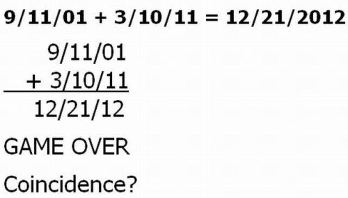 9/11/01 + 3/10/11 = Game Over
