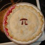 Cutout of Pi Symbol in a Pi Day Pie