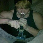 Rupert Grint Smoking Marijuana from a Bong